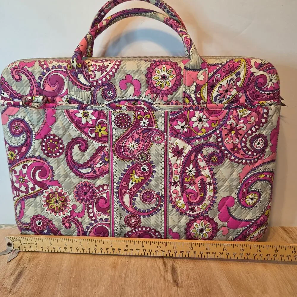 Vera Bradley quilted hard-shell laptop case 